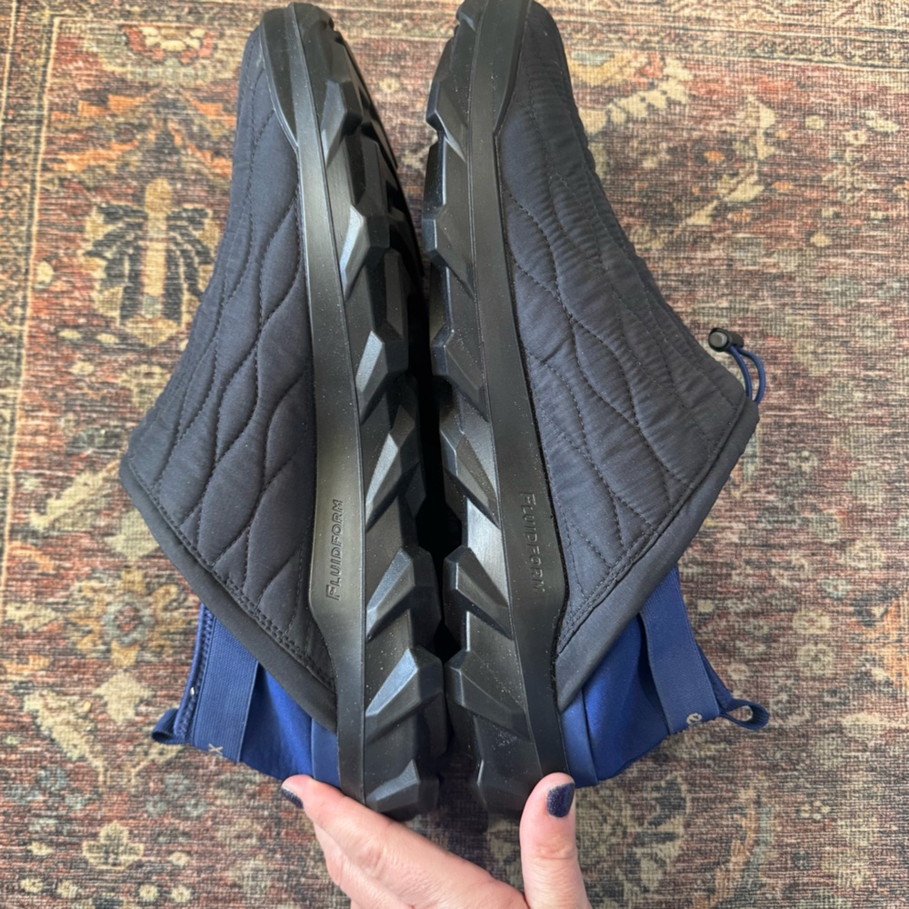 Ecco MX Slip On Primaloft Slipper Sneaker Black Blue EU 47 US 13 - 13.5 - Picture 5 of 13